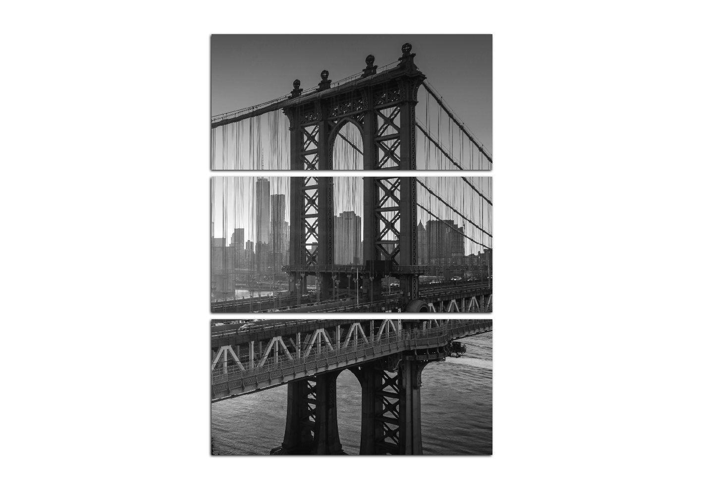 Obraz na plátně - Západ slunce nad Manhattanem - obdélník Obraz na plátně - Západ slunce nad Manhattanem - obdélník